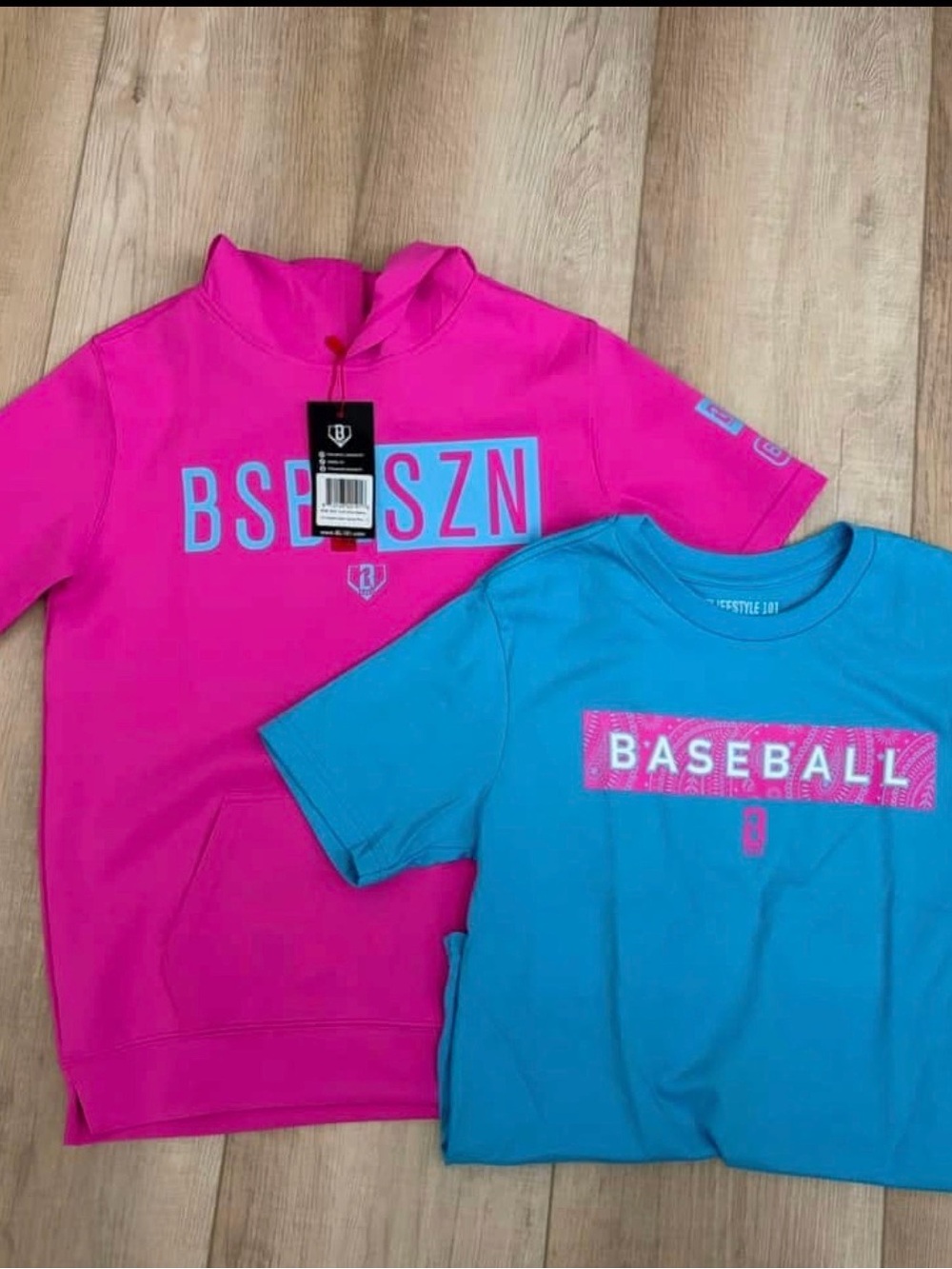 Baseball lifestyle V3 hoodies and matching shirt set YL